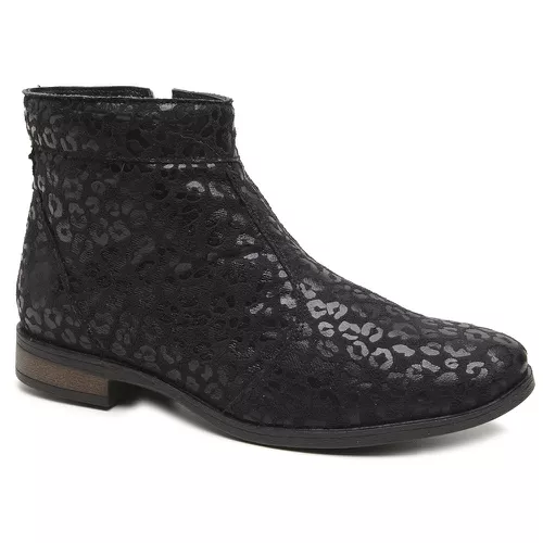 Bota Feminina Cano Curto Animal Print - Loja Miuzzi