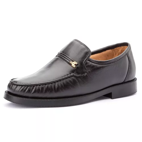 Mocassim masculino tradicional couro legítimo cor preto - Loja Pierrô | Calçados Masculinos e Femininos