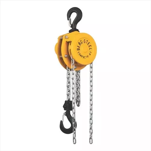 Talha Manual Para Elevação 1 Ton x 5m Nt.100-050 Berg Steel - Mabore