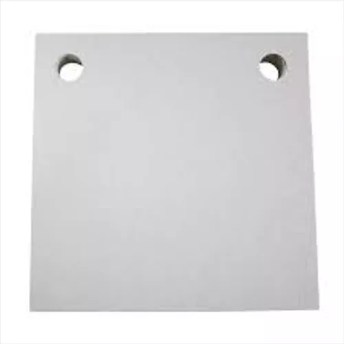 Placa Filtrante Quadrado 9 x 9 Com 2 Furos Commerch *venda P... - Mabore