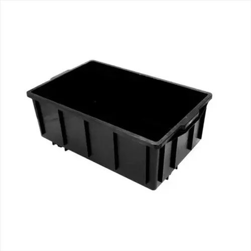 Caixa Plástica Preto 39,5l 21x38,5x62cm Plasbox - Mabore