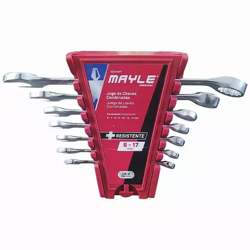 Jogo de Chave Combinada 6 a 17mm com 7 peças 102414MY Mayle - Mabore