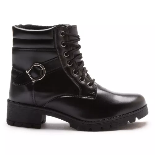 Coturno Molly Feminino Alice com Atacador e Fivela... - MOLLY