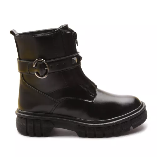 Bota Molly Feminina Angel Cano Curto com Zíper e S... - MOLLY
