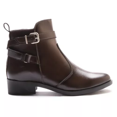 Bota Molly Feminina Melissa com Ziper e Fivelas Ca... - MOLLY