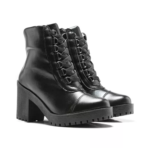Coturno Molly Feminino Valentina com Metal Triangu... - MOLLY