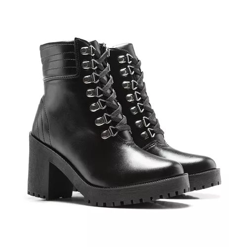 Coturno Molly Feminino Valentina com Metal Triangu... - MOLLY