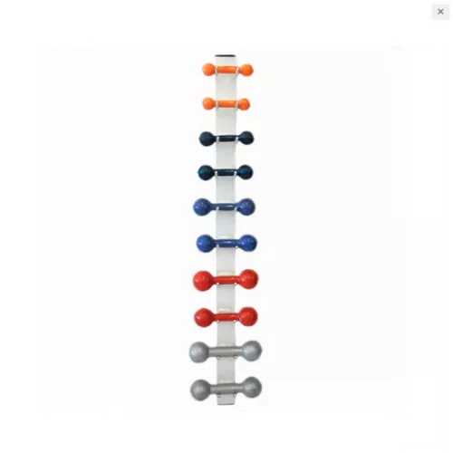 Suporte Expositor Parede para 10 Halteres - Preto ... - Natural Fitness