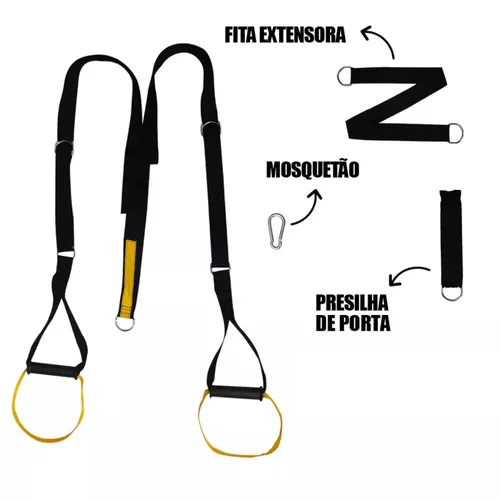 Fita de Suspensão - Tipo TRX - 555 - Natural Fitness