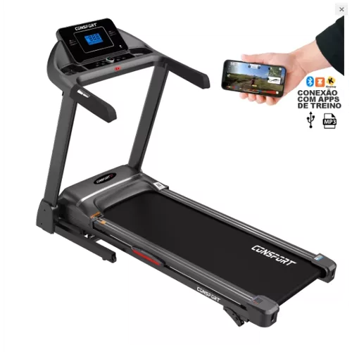 Esteira Elétrica Residencial CT-100 - Consport - 1... - Natural Fitness