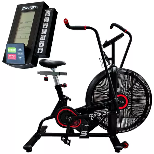 Bicicleta Air Bike Profissional - Consport - 696 - Natural Fitness