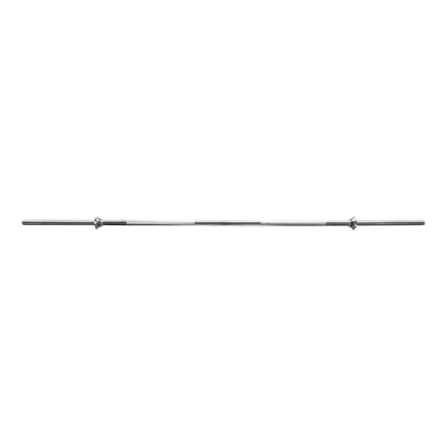 Barra de Musculação Reta Com Rosca Maciça Recartil... - Natural Fitness