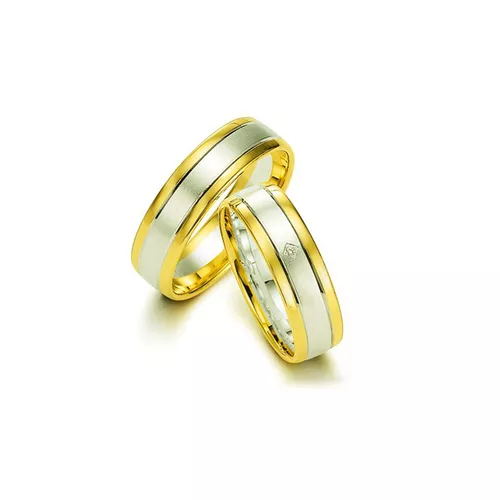 Par de Alianças NICE em Ouro 18k - NORTHOFF - Sonhos em Ouro 18k!