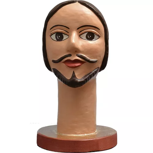 Escultura de Cabeça I - Papel Mache - 210000201901... - OFICINA DE AGOSTO