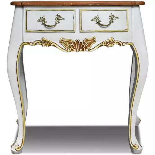 Aparador Bombê com Entalhes Amarelo Ouro - 76 x 46... - OFICINA DE AGOSTO