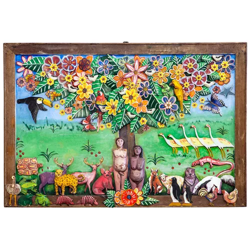 Quadro Adão e Eva - MG0000 - OFICINA DE AGOSTO