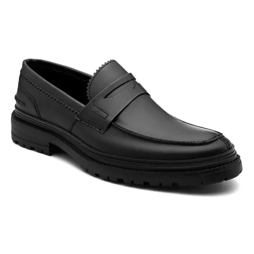 Tênis casual masculino | Sneakers All Black | Couro Legítimo