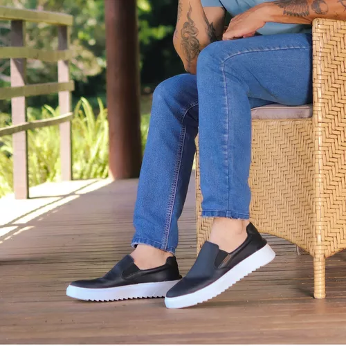 Slip On Casual Masculino Iate Sem Cadarço Kobe Ped... - PEDWAY