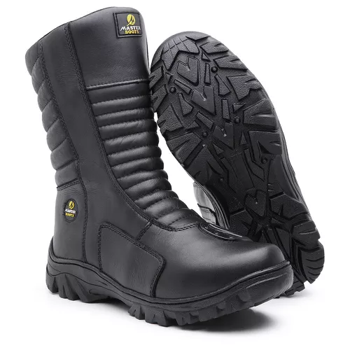 Bota Masculina Adventure Militar Dakkar Couro Legí... - ROTA SHOES