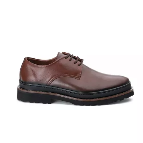 Sapato Masculino Social Derby Ferrara em Couro Leg... - ROTA SHOES