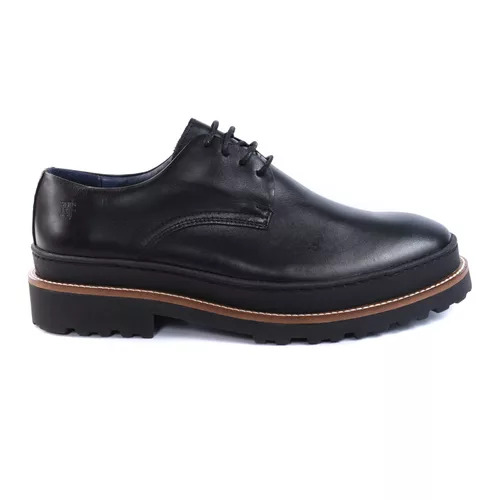 Sapato Masculino Social Derby Ferrara em Couro Leg... - ROTA SHOES