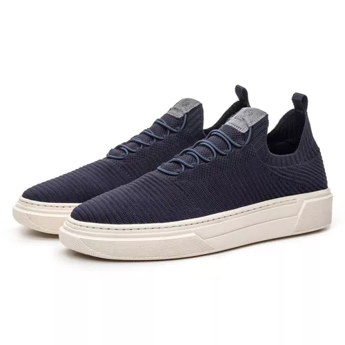 Tênis Knit Lean Azul Marinho - Coronello