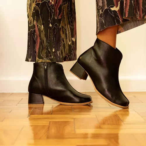 Bota RetrÔ - Preta - AMSTERDAM
