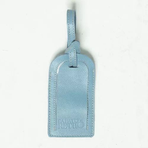 Tag de Mala RetrÔ - Azul Hortência