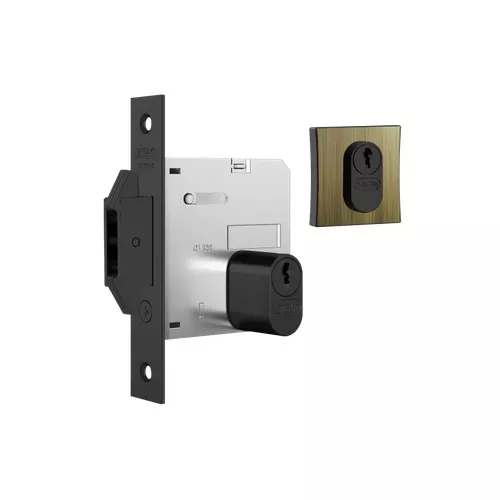 FECHADURA STAM ROS.1006 QUADRADA AUXILIAR ESCOVADO
