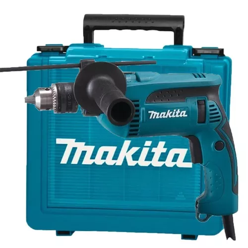 FURADEIRA DE IMPACTO HP1640 AZUL COM MALETA MAKITA 