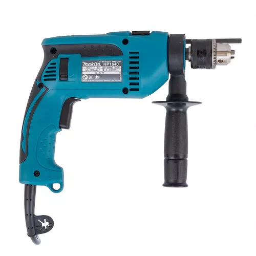 FURADEIRA DE IMPACTO HP1640 AZUL COM MALETA MAKITA 