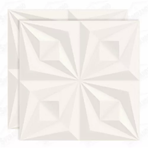 PORCELANATO CEUSA 58X58 5066071 DRAPEADO BRANCO (0,67M2/CX)