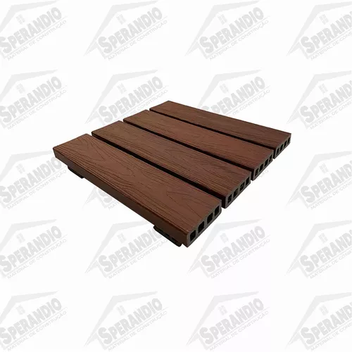 DECK MODULAR 43X43 CM IPÊ TEXTURIZADO