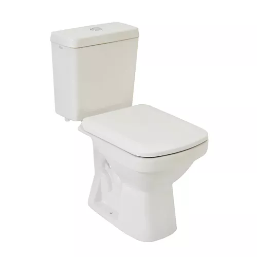 VASO ACOPLADO FIORI LIRIO QUADRADO BRANCO COM ASSENTO