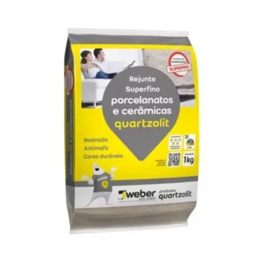 REJUNTE RESINADO QUARTZOLIT PARA PORCELANATO 1KG