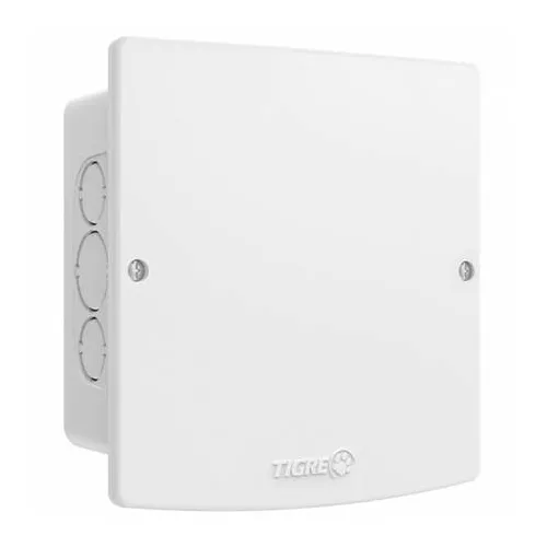 CAIXA DE PASSAGEM 30X30 EMBUTIR BRANCA
