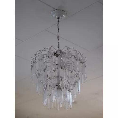 LUSTRE ARANHA 220 AMPOLAS BRANCO PARA 3 LÂMPADAS JOTA LSPR04