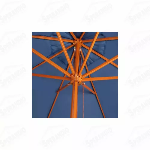 OMBRELONE DE MADEIRA 2,4M - AZUL