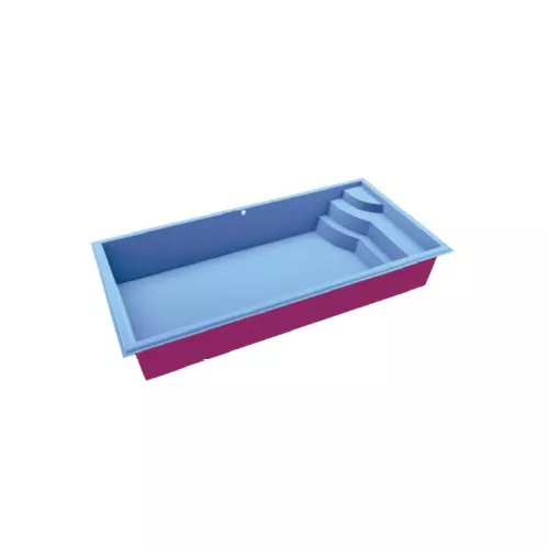 PISCINA DE FIBRA TEXAS 5,00X2,50X1,40 UP