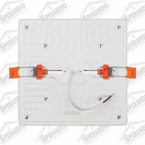 PAINEL LED FRAMELESS 24W 6500K QUADRADO BORDA INFINITA BLACK&DECKER