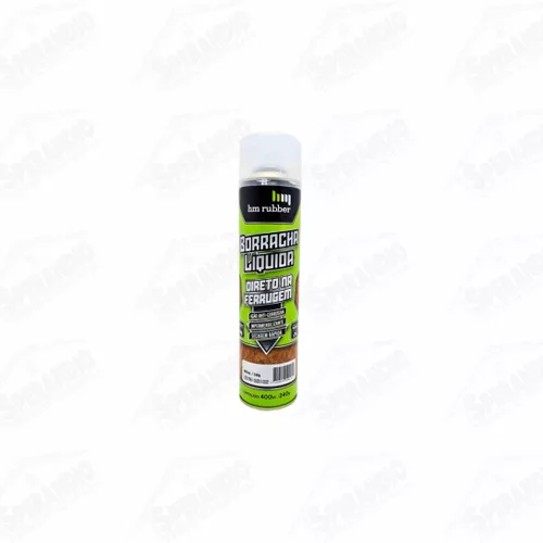 BORRACHA LÍQUIDA SPRAY HM RUBBER 400ML - PRETO