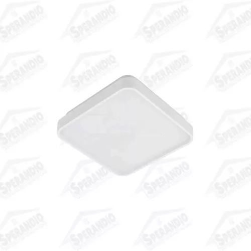 PLAFON LED QUADRADO 280MM ACRILICO LISO BRANCO - BLUMENAU 