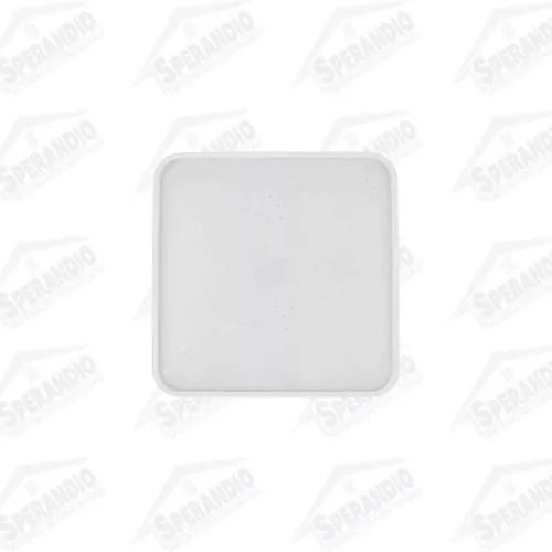 PLAFON LED QUADRADO 280MM ACRILICO LISO BRANCO - BLUMENAU 