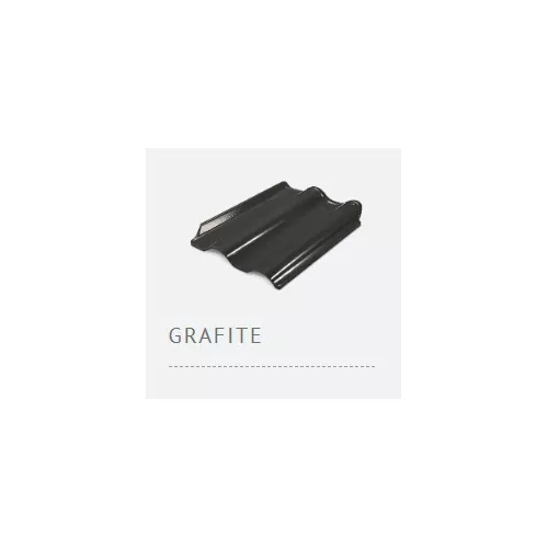 TELHA ESMALTADA 1 FACE TETTOPRIME GRAFITE (9,1 PC/M2) - TETTOGRES