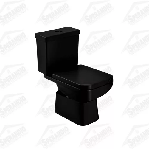 KIT COMPLETO ICASA VASO ACOPLADO MISTI PRETO MATTE - ICASA