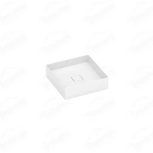 CUBA APOIO QUADRADA 400X400MM T5 BRANCO - ROCA