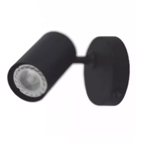 SPOT SOBREPOR CASSITAS P/LAMP.GU10 PRETO