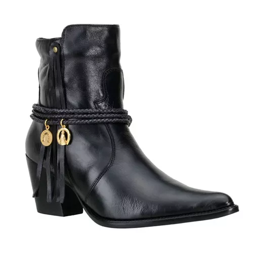 Bota Country Feminina Capelli Boots Napa Gucci Preto - TEXASKING | Botas e Botinas Country