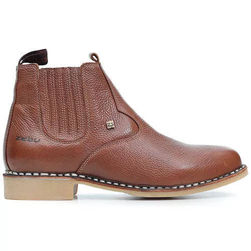 Botina Vira Francesa Zebu Original 64010 Floater Premium Whisky - TEXASKING | Botas e Botinas Country