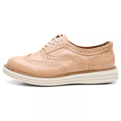 Sapato Social Feminino Top Franca Shoes Oxford Ver... - Top Franca Shoes | Calçados Confortáveis em Couro